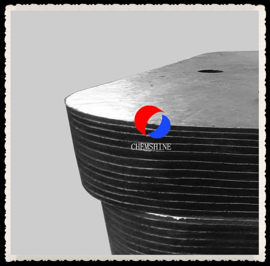 20MM Thickness Solid Graphite Felt Ring Shape Board for sale
